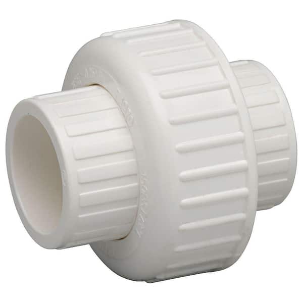 Unbranded 1/2 in. Schedule 40 PVC Pipe Union Fitting Slip x Slip (100-Pack)