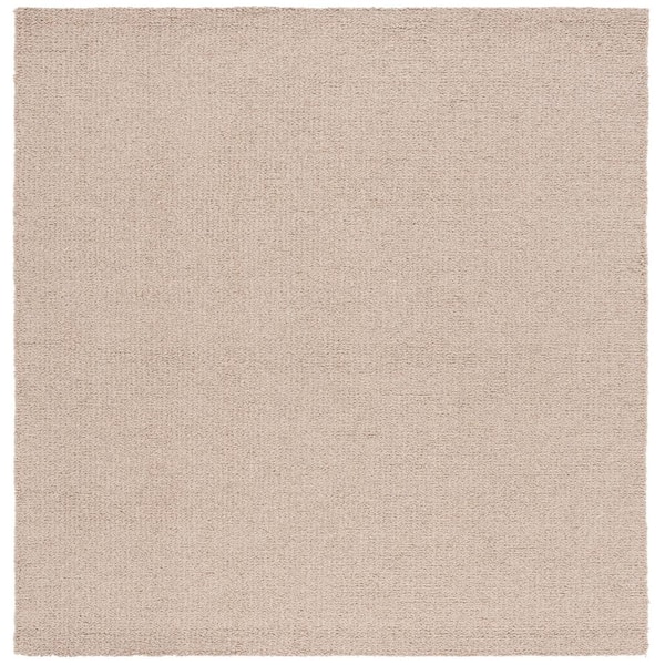 SAFAVIEH Abstract Light Brown 6 ft. x 6 ft. Classic Marle Square Area Rug
