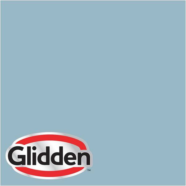 Glidden Premium 1 gal. #HDGB50 Soft Rococo Blue Flat Interior Paint with Primer