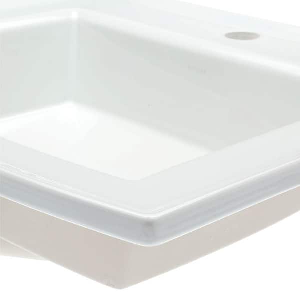 KOHLER Archer 22-3/4 in. Drop-In Vitreous China Bathroom KOHLER Archer 22-3/4 in. Drop-In Vitreous China Bathroom