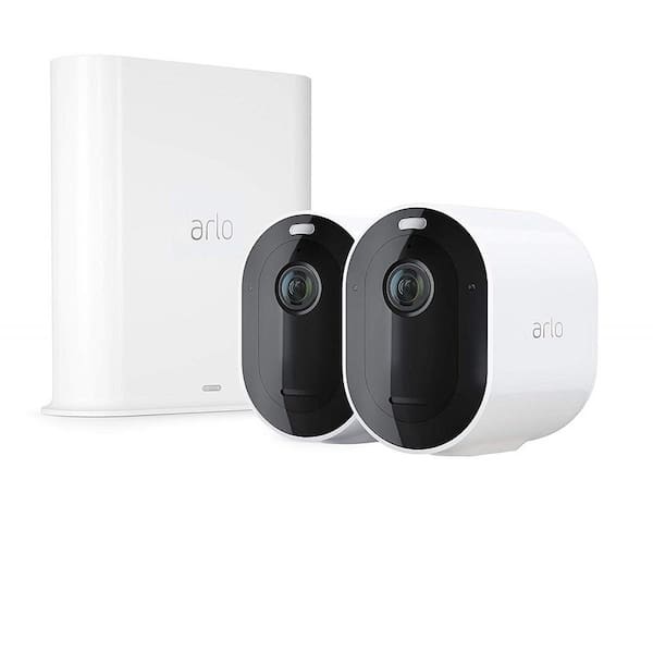 Arlo Pro 3 - 2K Wire-Free Security 2 Camera System - White