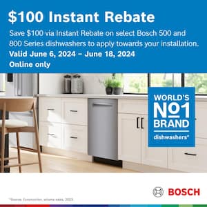500 Series 24 in. Black Top Control Tall Tub Pocket Handle Dishwasher with Stainless Steel Tub, 44dBA
