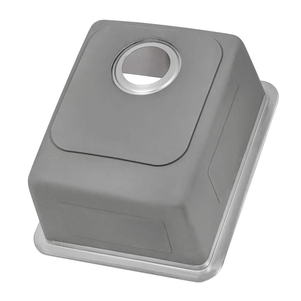 Ruvati 12" Stainless Steel Undermount Single Bowl Bar Sink