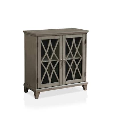 Buckey Gray Accent Cabinet with 2-Shelf