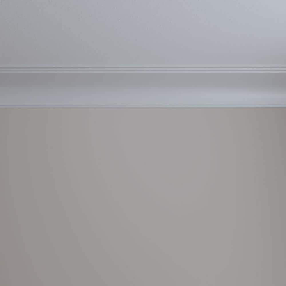 3 3/4"H x 4 1/8"P x 5 5/8"F x 94 1/2"L Dylan Traditional Smooth Crown Moulding