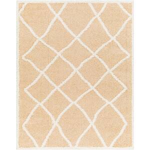 Kinsley Apricot Morrocan 5 ft. x 7 ft. Indoor Area Rug