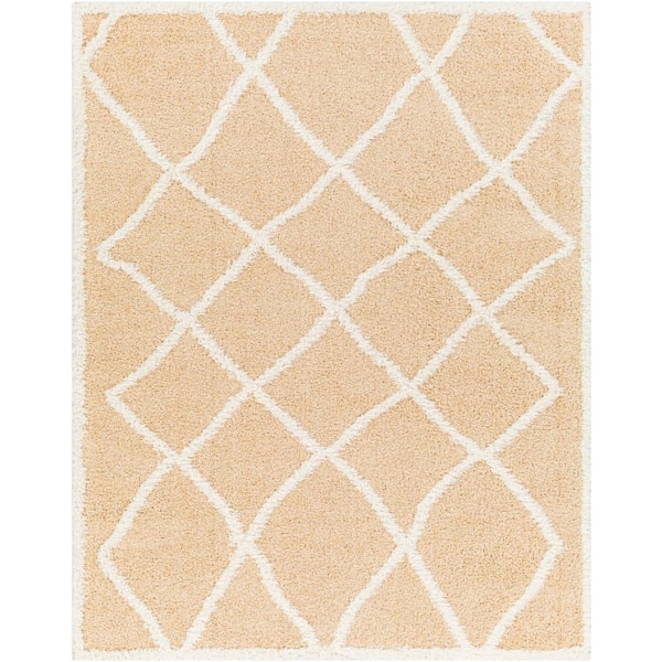 Livabliss Kinsley Apricot Morrocan 8 ft. x 10 ft. Indoor Area Rug