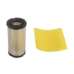 Air Filter with Pre-Filter Replaces Briggs & Stratton OEM Number 793569, John Deere OEM Numbers GY21055, MIU11511