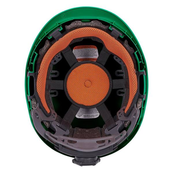 Ergodyne Skullerz Vented Short Brim Green Type 2, Class C - Safety