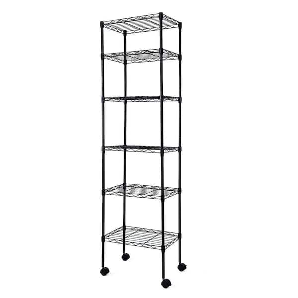 22 x 12 x 63 6-Shelf Wire Shelving Units, Heavy Duty Metal