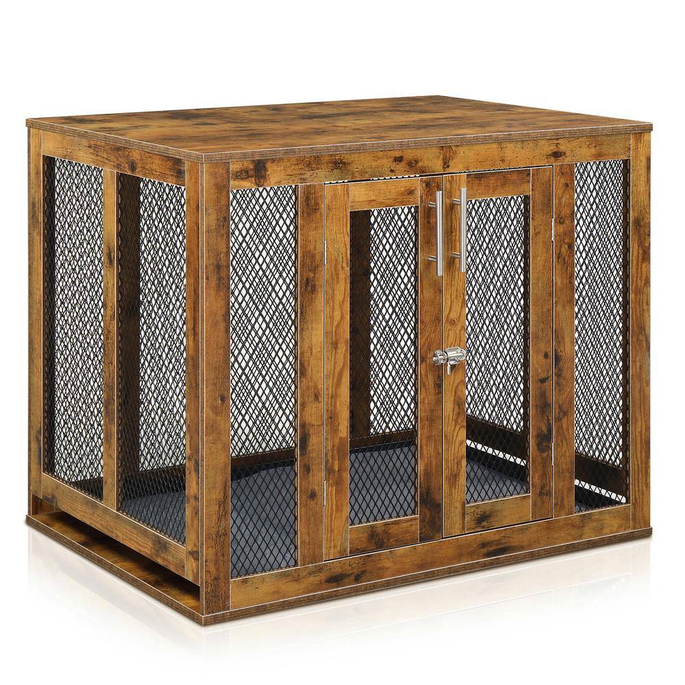 38.6 in. Brown Rectangle MDF End Table - thumbnail 2