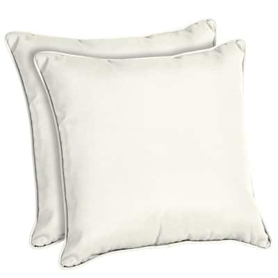Modern White Outdoor Throw Pillows Outdoor Pillows The Home Depot