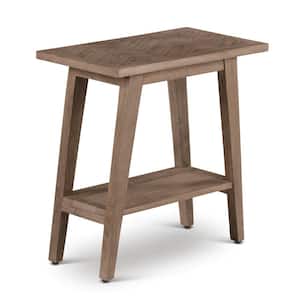 Milani Natural Chairside End Table
