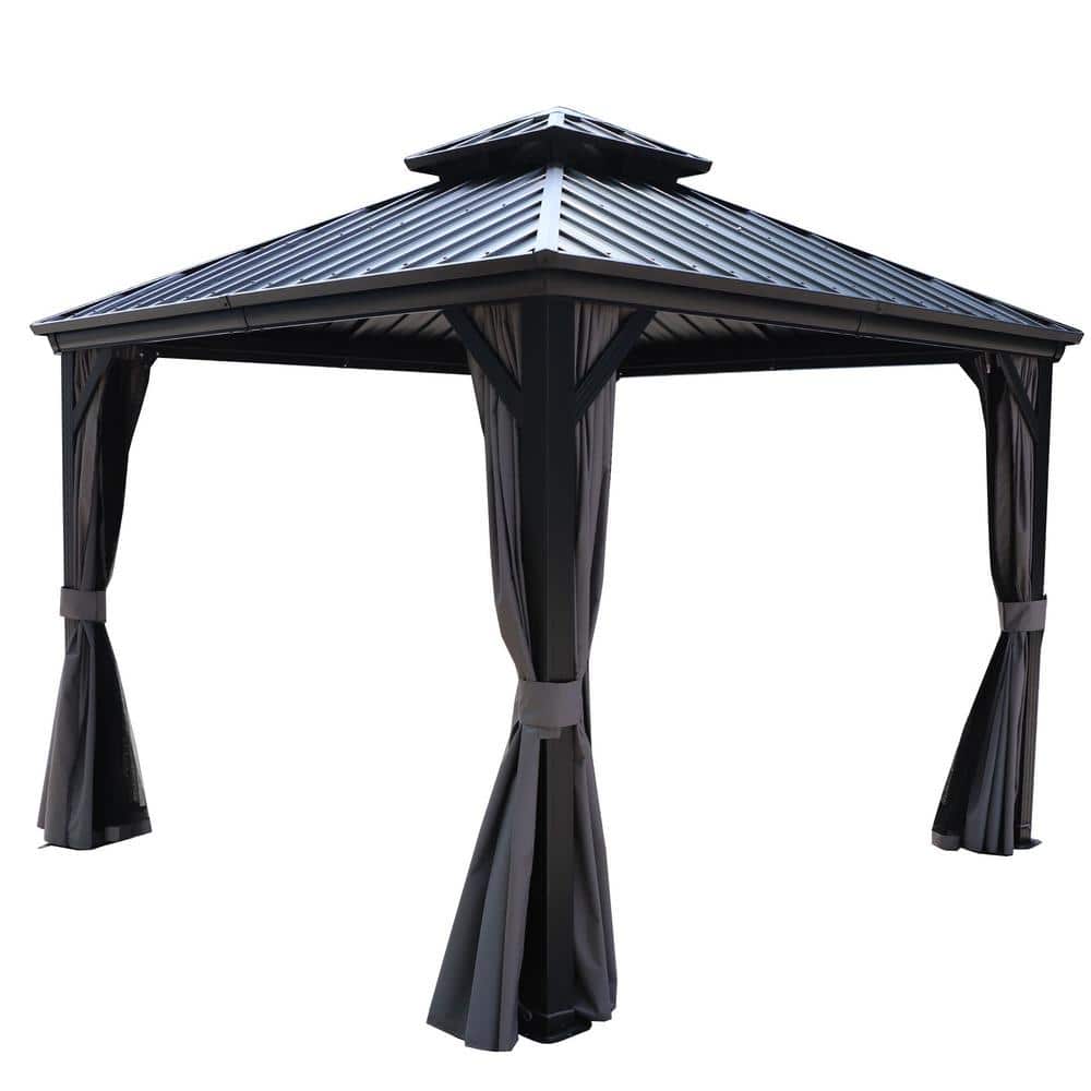 ●WEIRDOZ AirWire 14 ft. W x 10 ft. D Aluminum Hardtop Gazebo