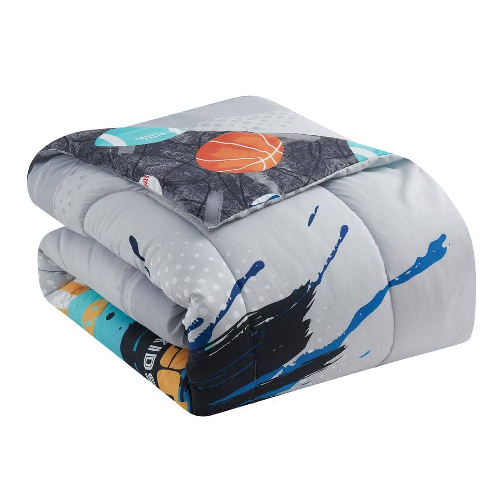 Twin Reversible Sports Illustrated Kids Microfiber Bedding Set