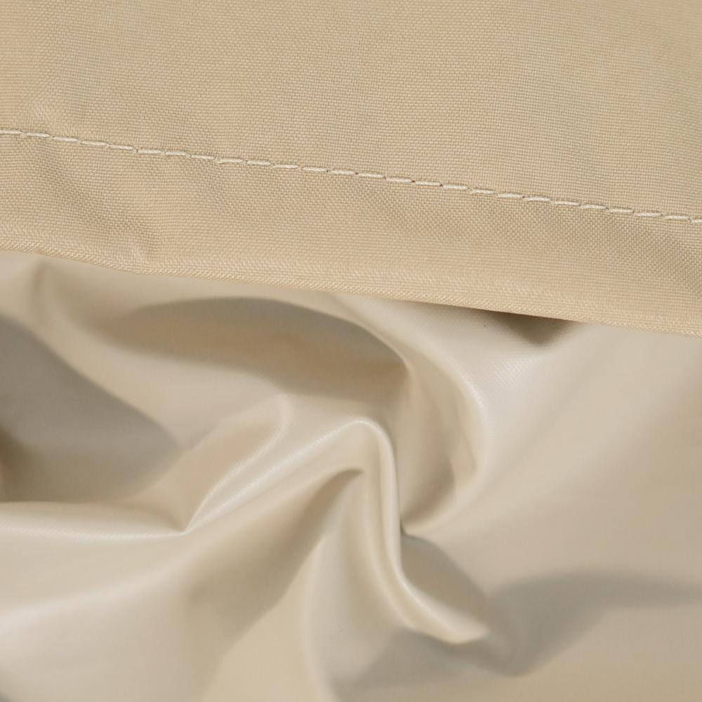 Beige Weather-Resistant Outdoor 3-Seater Sofa Cover