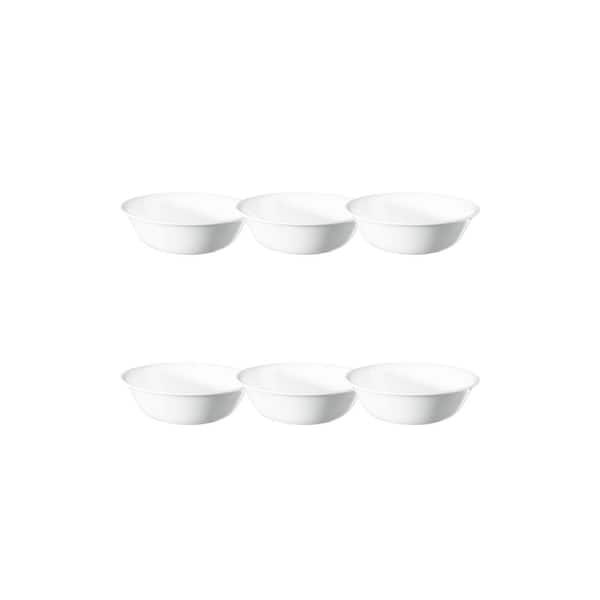 18-Oz Porcelain Cereal Bowls/Soup/Noodle Bowl Set,Natural White,Set of 4 