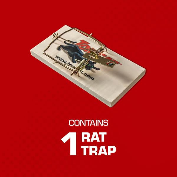 Rat Traps (Wooden), Economical, Effective Way to Catch Rats in the Home (8-Pack)