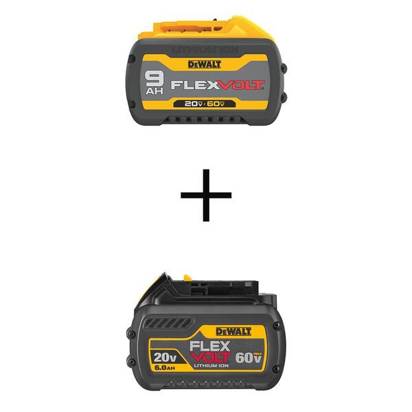 FLEXVOLT 20-Volt /60-Volt MAX Lithium-Ion 9.0Ah Battery Pack (3-Pack) FLEXVOLT 20-Volt /60-Volt MAX Lithium-Ion 9.0Ah Battery Pack (3-Pack)