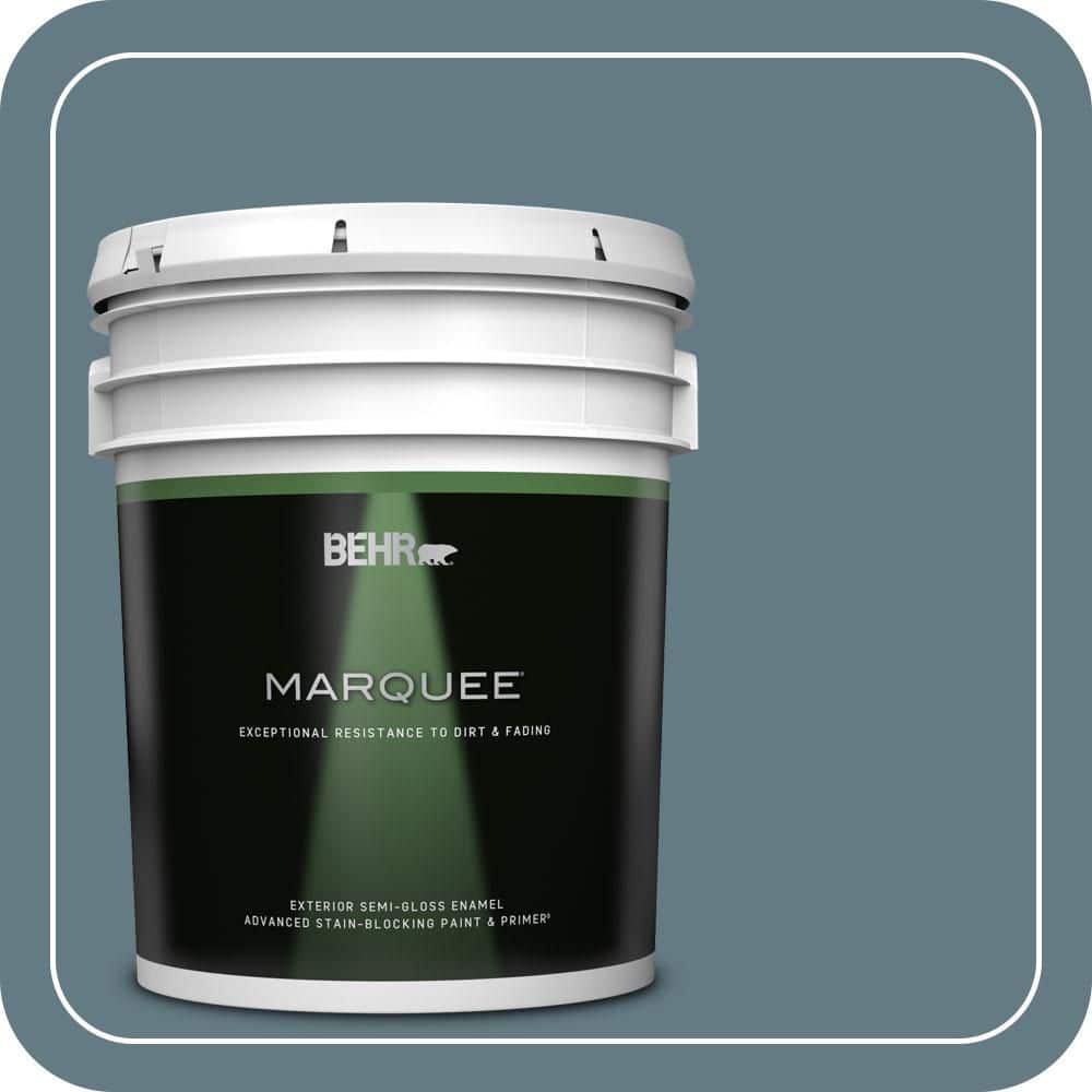 5 gal. #540F-5 Smokey Blue Semi-Gloss Enamel Exterior Paint & Primer price history on PriceWatchPro