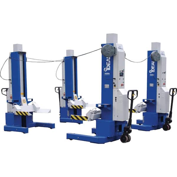 iDEAL Mobile Column Car Lift, 2 Column Set, 36,000 lbs. ALI Certified