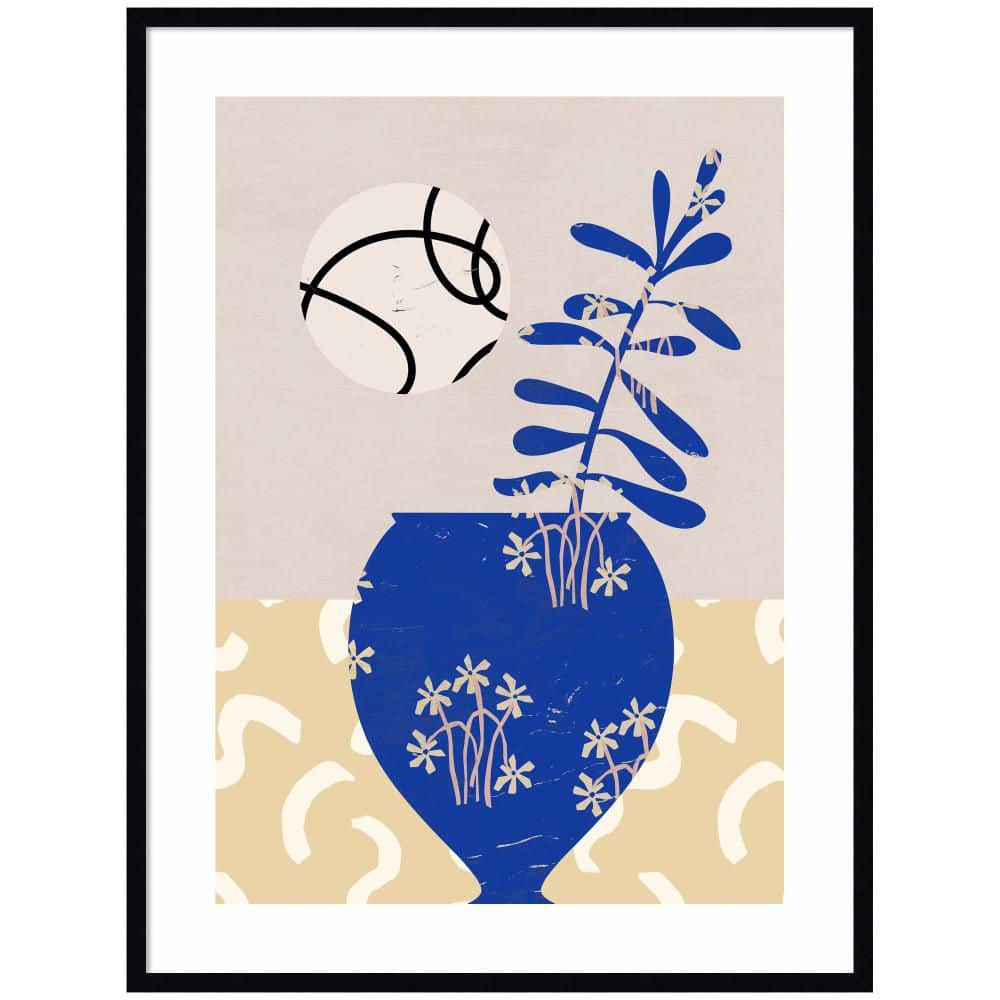 "Svelte ""Pottery Poem No3"" by Treechild Plants Framed Art Print 41 in. x 31 in." price history on PriceWatchPro