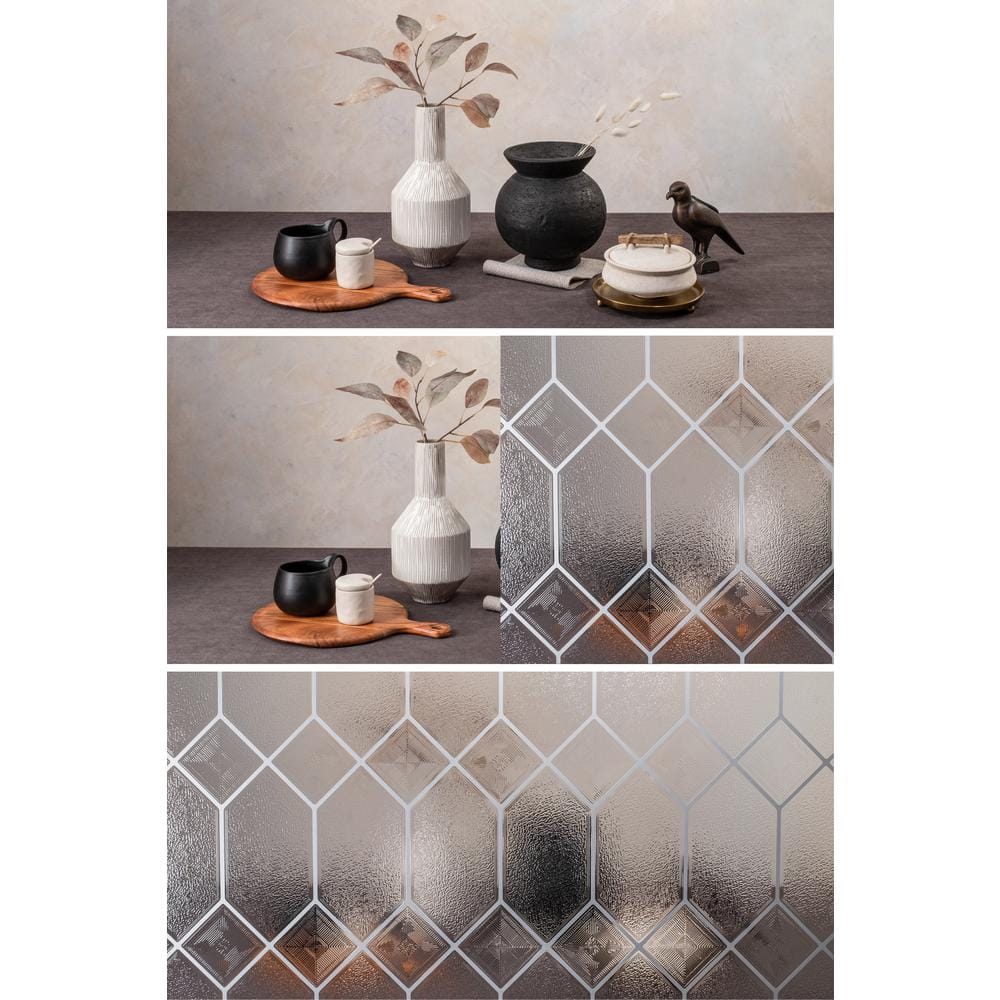 Old English Textured Glass Pattern Window Privacy Film