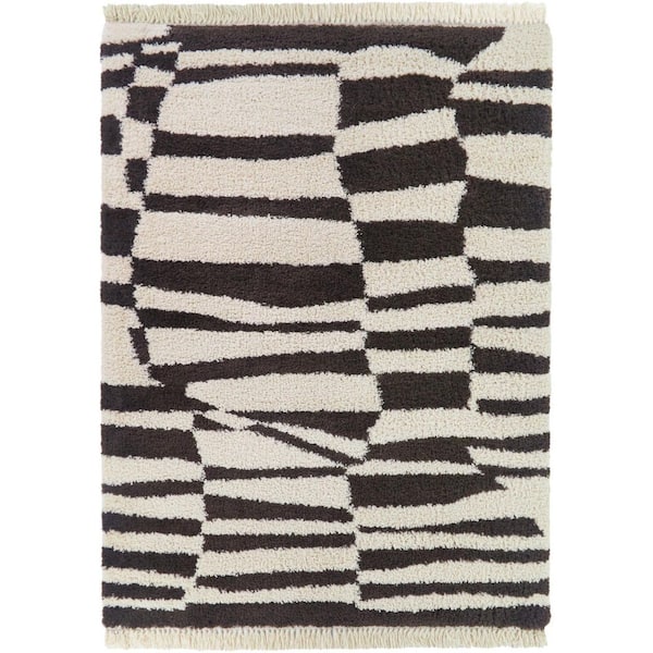Parnassa 5 ft. x 7 ft. Charcoal Area Rug