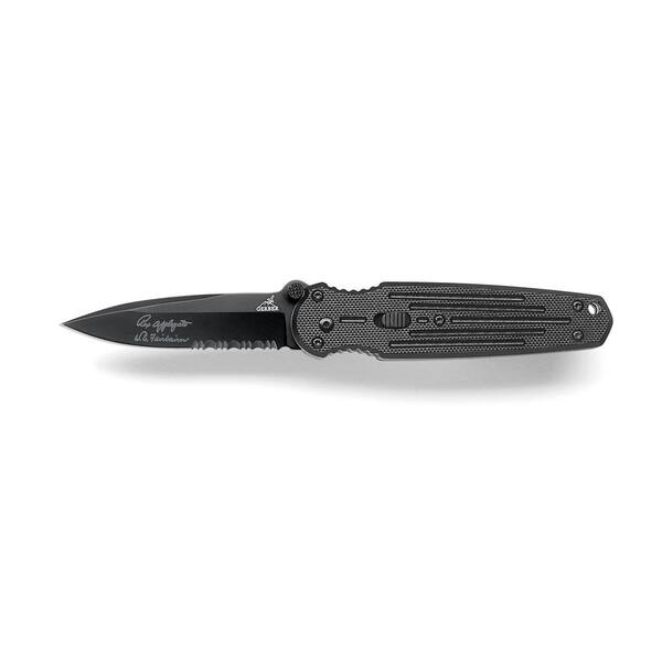 Gerber 2.9 in. Stainless Steel Partially Serrated Spear Point Folding Knife
