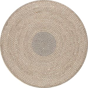 Signature Loom Handcrafted Farmhouse Jute Accent Rug (8 ft x 10 ft) - Soft  & Comfortable Jute Area Natural Rug to Bring a Sense of Peace & Relaxation
