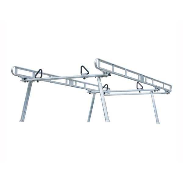 BUYERS PRODUCTS 800 lbs. Capacity Clear Anodized Aluminum Truck Ladder Rack