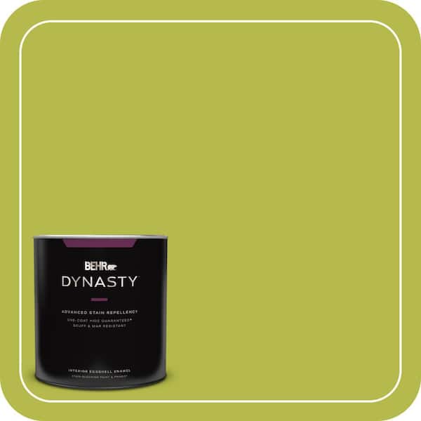 BEHR DYNASTY 1 qt. #400B-6 Japanese Fern Eggshell Enamel Interior Stain-Blocking Paint & Primer