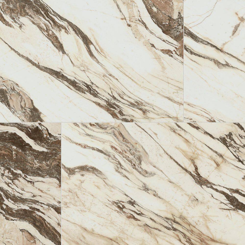 American Symphony Red 24 in. x 48 in. Matte Marble Look Porcelain Floor and Wall Tile (2 Pcs, 16 sq. ft. /Case) price history on PriceWatchPro