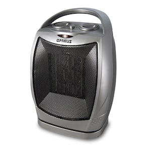 Portable Oscillating 6.4in Electric Ceramic Heater with Thermostat