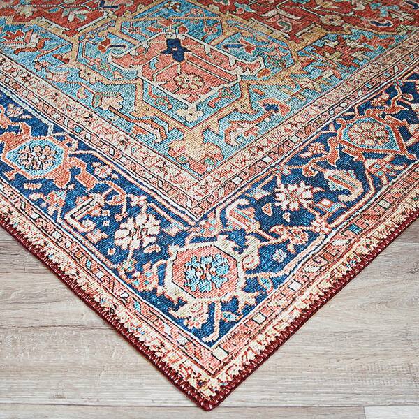 ALAZA Vintage Floral Print Unicorn Area Rug Rugs for Living Room Bedroom 5'3x4' ALAZA Vintage Floral Print Unicorn Area Rug Rugs for Living Room Bedroom 5'3x4'