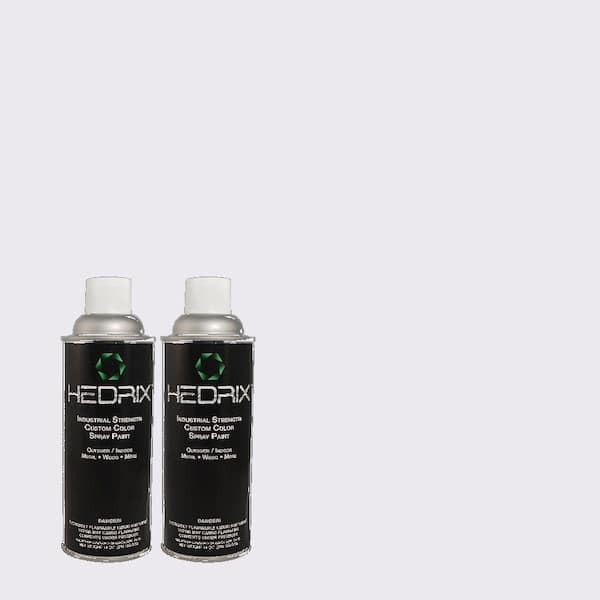 Hedrix 11 oz. Match of 630C-1 Lavender Haze Flat Custom Spray Paint (2-Pack)