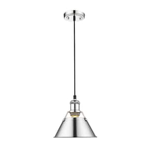 Orwell 1-Light Chrome with Chrome Shade Mini Pendant