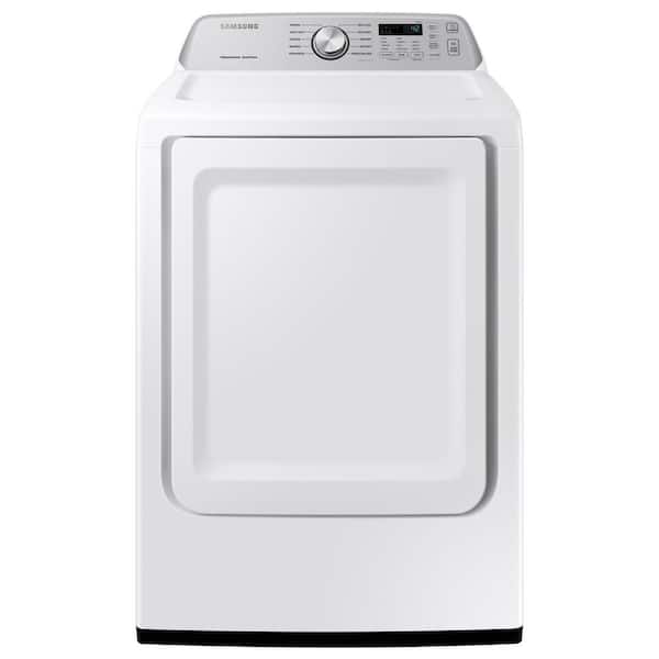 Samsung Large 7.4 cu. ft. Capacity Electric Dryer with Sensor Dry in White