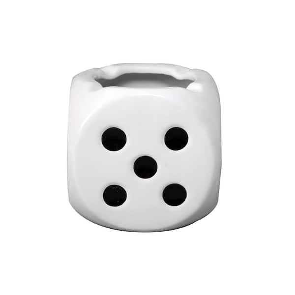 Flora Bunda 5.125"D Ceramic Dice Planter