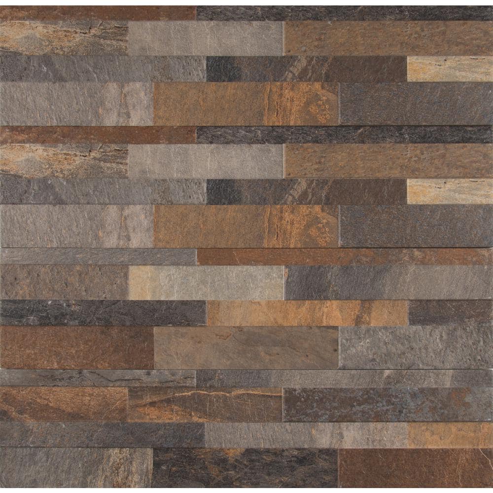 Take Home Tile Sample - Rocky Gold Ledger Panel 4 in. x 4 in. Matte Porcelain Wall Tile price history on PriceWatchPro