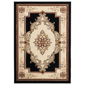 Bristol Fallon Black 7 ft. 10 in. x 10 ft. 6 in. Area Rug