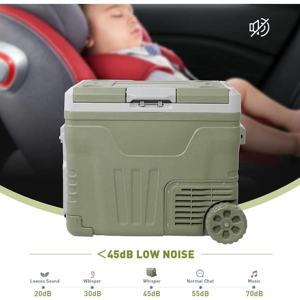 ITOPFOX 52 qt. 12-Volt Portable Car Refrigerator Cooler Freezer