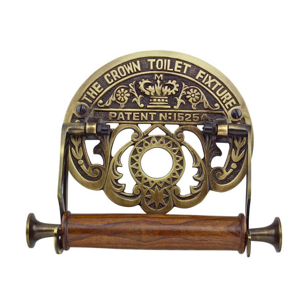 Luxury Wall Mounted Antique Brass Unique Toilet Paper Roll Holder