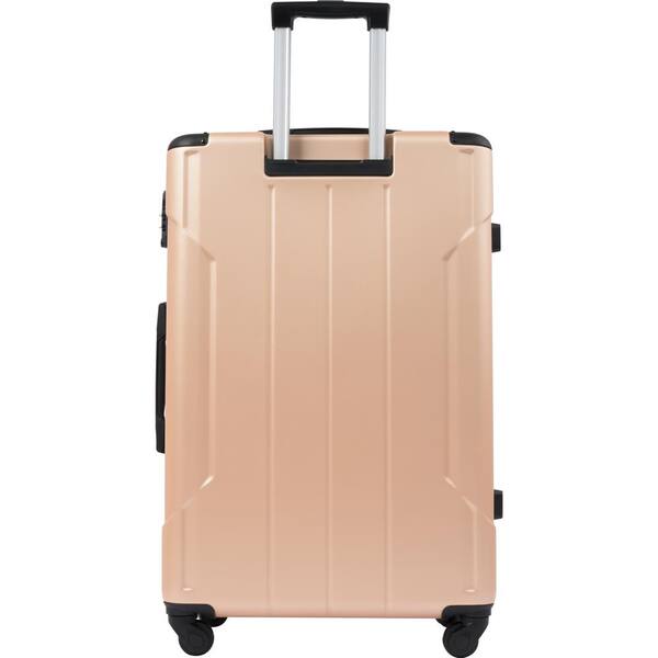 Aoibox 24 in. Gold Lightweight Hardshell Luggage Spinner Suitcase with TSA  Lock (Single Luggage) SNMX3043 - The Home Depot