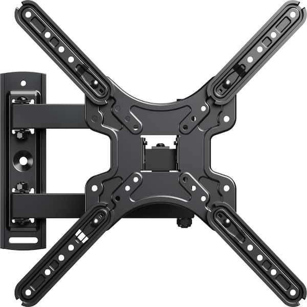 Full Motion Corner TV Wall Mount for 32‑60" TVs, Swivel Tilt Articulating Bracket, 400x400 VESA