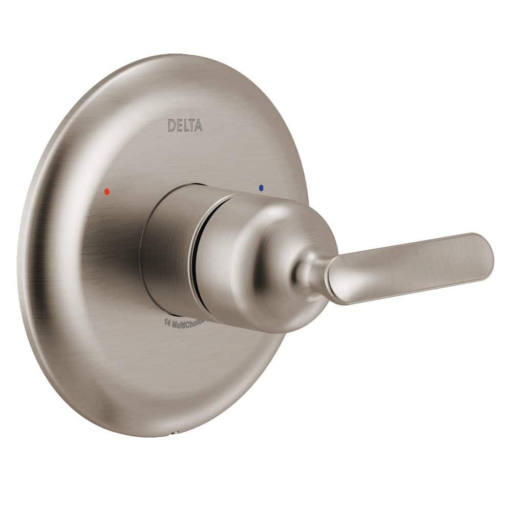 Delta Bonacci 1-Handle Valve Trim Kit in Lumicoat Stainless (Valve