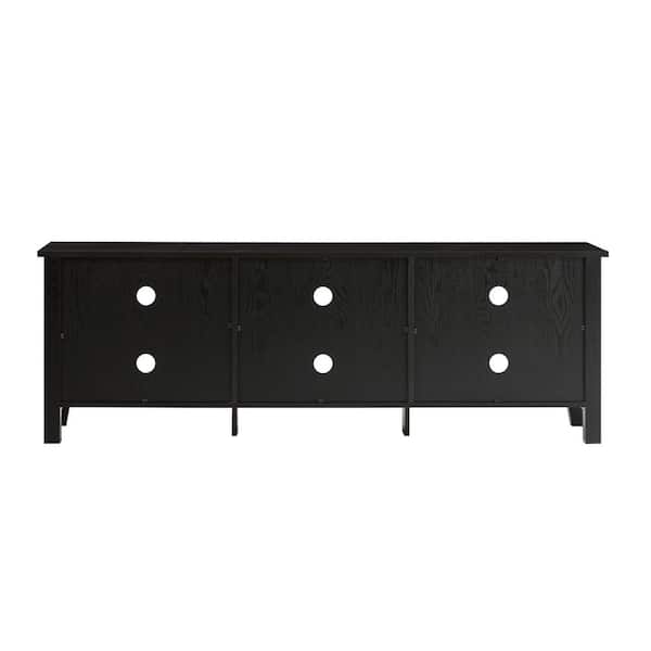 Walker Edison Furniture Company Columbus 70 in. Black MDF TV
