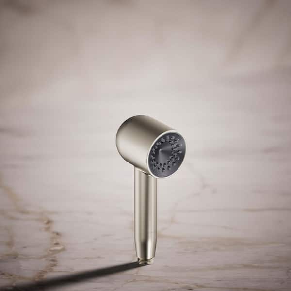 Statement 1-Spray Patterns with 2.5 GPM 2.5 in. Wall Mount Handheld Shower Head in Vibrant Brushed Nickel