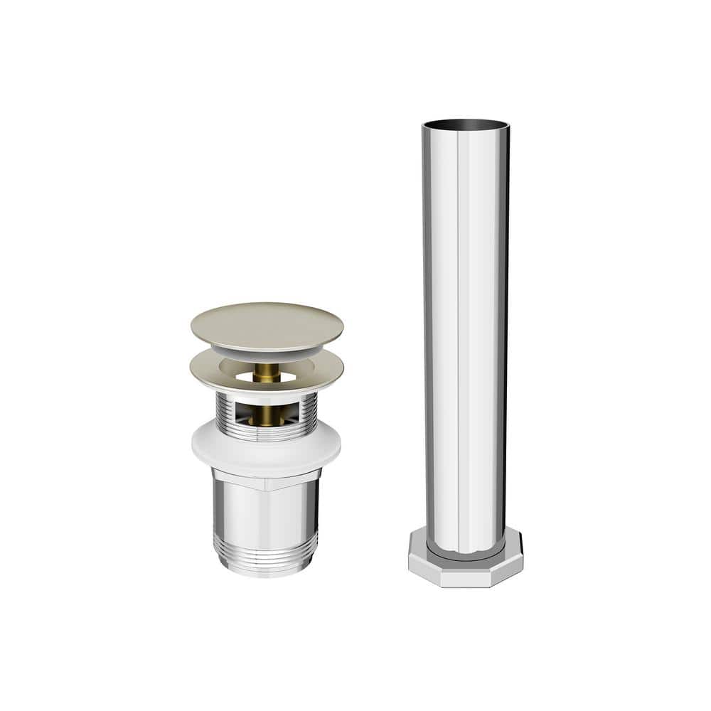 Brushed Nickel Scratch Resistant Tub Drain Kit