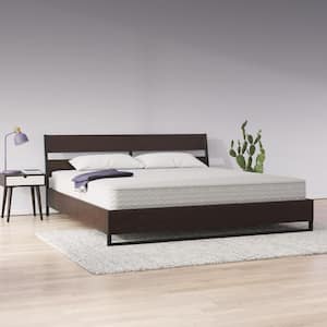 Essence 8 in. Medium Innerspring Smooth Top Reversible Independently Encased Coil King Mattress